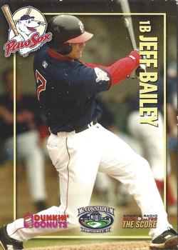 2006 Dunkin' Donuts NESN Pawtucket Red Sox #NNO Jeff Bailey Front