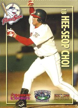 2006 Dunkin' Donuts NESN Pawtucket Red Sox #NNO Hee-Seop Choi Front