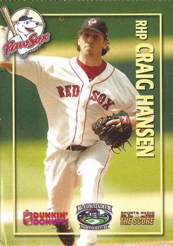 2006 Dunkin' Donuts NESN Pawtucket Red Sox #NNO Craig Hansen Front