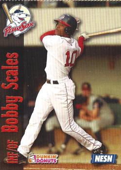 2007 Dunkin' Donuts NESN Pawtucket Red Sox #NNO Bobby Scales Front