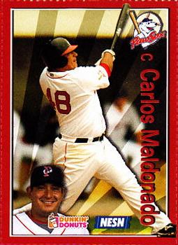 2009 Dunkin' Donuts NESN Pawtucket Red Sox #NNO Carlos Maldonado Front