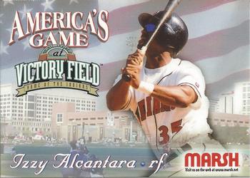 2002 Choice Marsh America's Game Indianapolis Indians #2 Izzy Alcantara Front