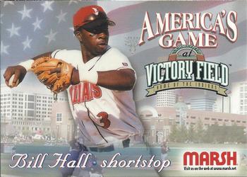 2002 Choice Marsh America's Game Indianapolis Indians #3 Bill Hall Front
