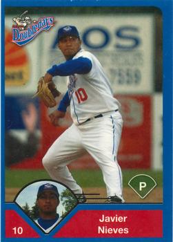 2007 Jim Sheets Fingerlakes Variety and Sports Auburn Doubledays #NNO Javier Nieves Front