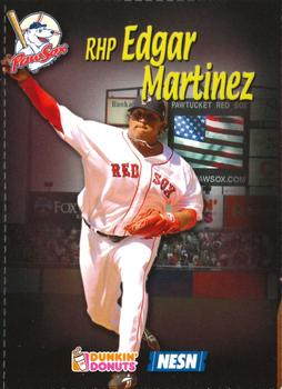 2008 Dunkin' Donuts NESN Pawtucket Red Sox #NNO Edgar Martinez Front