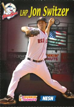 2008 Dunkin' Donuts NESN Pawtucket Red Sox #NNO Jon Switzer Front