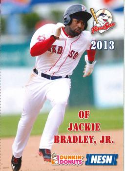 2013 Dunkin' Donuts NESN Pawtucket Red Sox #NNO Jackie Bradley Jr. Front