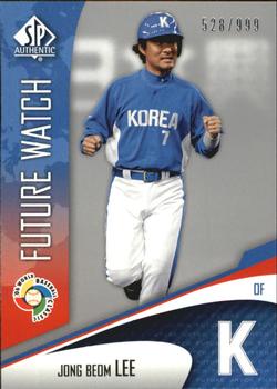 2006 SP Authentic - World Baseball Classic Future Watch #WBC-66 Jong Beom Lee Front