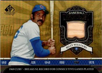2006 SP Legendary Cuts - Baseball Chronology Materials #BC-BW Billy Williams Front