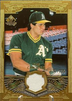2006 SP Legendary Cuts - Legendary Materials Gold #LM-JC Jose Canseco Front