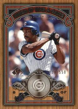2006 SP Legendary Cuts - When It Was A Game Silver #WG-AD Andre Dawson Front