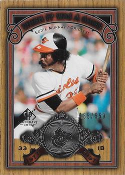 2006 SP Legendary Cuts - When It Was A Game Silver #WG-ED Eddie Murray Front