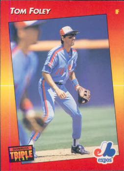 1992 Triple Play #2 Tom Foley Front
