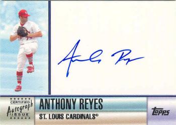 2006 Topps - Autographs #TA-ARE Anthony Reyes Front