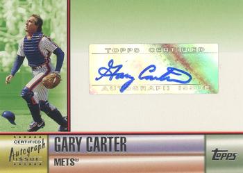 2006 Topps - Autographs Green #TA-GC Gary Carter Front