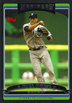 2006 Topps - Black #8 Mike Morse Front