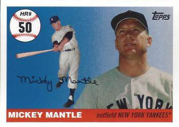 2006 Topps - Mickey Mantle Home Run History #MHR50 Mickey Mantle Front