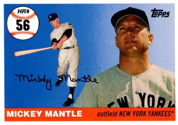 2006 Topps - Mickey Mantle Home Run History #MHR56 Mickey Mantle Front