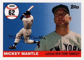 2006 Topps - Mickey Mantle Home Run History #MHR62 Mickey Mantle Front