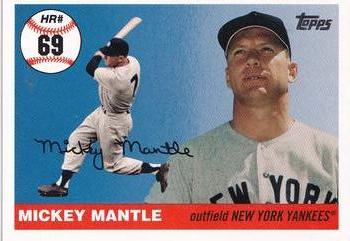 2006 Topps - Mickey Mantle Home Run History #MHR69 Mickey Mantle Front