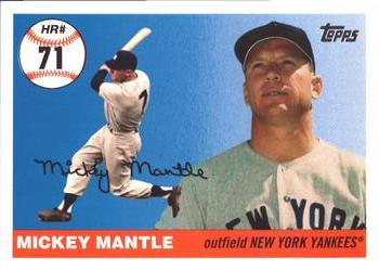 2006 Topps - Mickey Mantle Home Run History #MHR71 Mickey Mantle Front