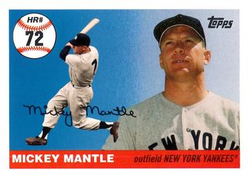 2006 Topps - Mickey Mantle Home Run History #MHR72 Mickey Mantle Front