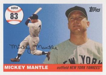 2006 Topps - Mickey Mantle Home Run History #MHR83 Mickey Mantle Front