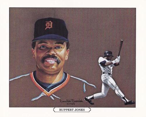 1984 Batter-up Detroit Tigers Postcards #NNO Ruppert Jones Front