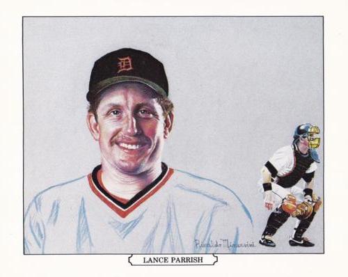 1984 Batter-up Detroit Tigers Postcards #NNO Lance Parrish Front