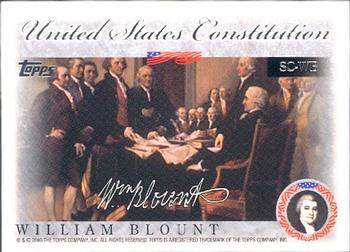 2006 Topps - United States Constitution #SC-WB William Blount Front
