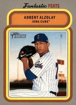 2019 Topps Heritage Minor League - Fantastic Feats #FF-9 Adbert Alzolay Front