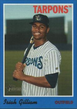 2019 Topps Heritage Minor League - Blue Border #19 Isiah Gilliam Front