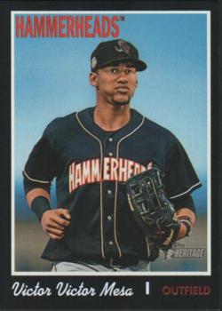 2019 Topps Heritage Minor League - Black Border #180 Victor Victor Mesa Front