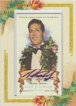 2006 Topps Allen & Ginter - Autographs #AGA-AI Andy Irons Front