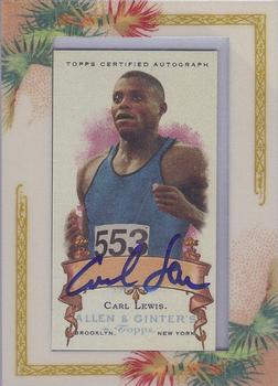 2006 Topps Allen & Ginter - Autographs #AGA-CL Carl Lewis Front
