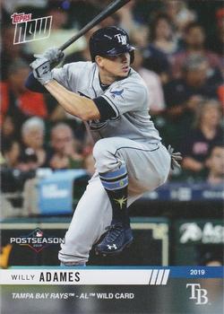2019 Topps Now Postseason Tampa Bay Rays #PS-142 Willy Adames Front