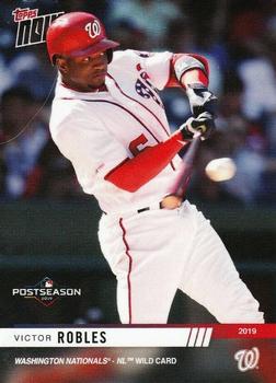 2019 Topps Now Postseason Washington Nationals #PS-87 Victor Robles Front