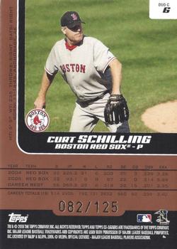 2006 Topps Co-Signers - Changing Faces Silver Bronze #DUO-C 6 Curt Schilling / Manny Ramirez Back