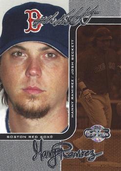 2006 Topps Co-Signers - Changing Faces Silver Bronze #DUO-C 35 Josh Beckett / Manny Ramirez Front