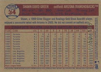 2006 Topps Heritage - Chrome #34 Shawn Green Back