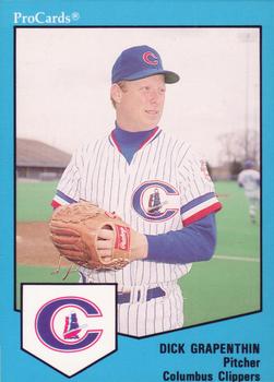 1989 ProCards Triple A #747 Dick Grapenthin Front