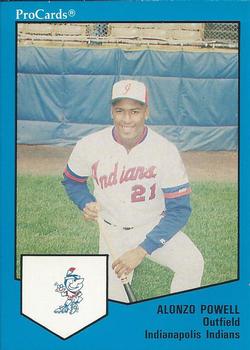 1989 ProCards Triple A #1210 Alonzo Powell Front