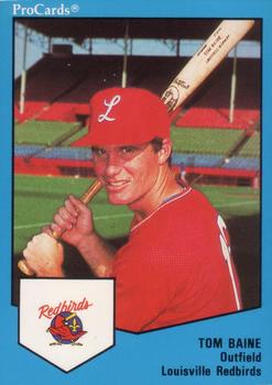 1989 ProCards Triple A #1265 Tom Baine Front