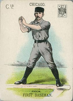 1888 WG1 Base Ball Playing Cards #NNO Cap Anson Front