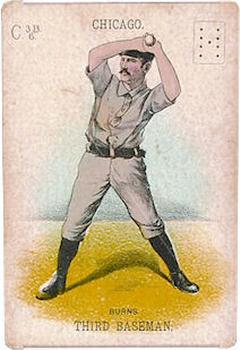 1888 WG1 Base Ball Playing Cards #NNO Tom Burns Front