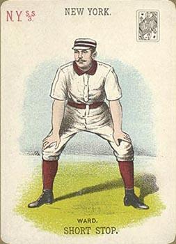 1888 WG1 Base Ball Playing Cards #NNO John Ward Front