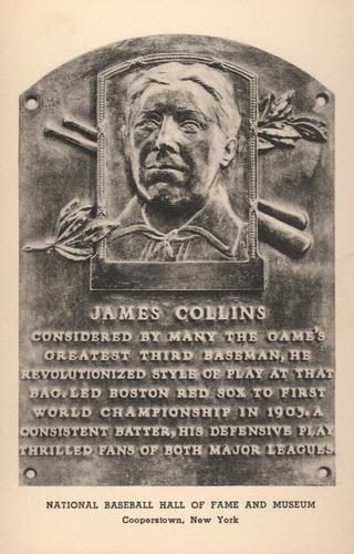 1946-52 Albertype Hall of Fame Plaque Postcards (Type 2) #NNO Jimmy Collins Front