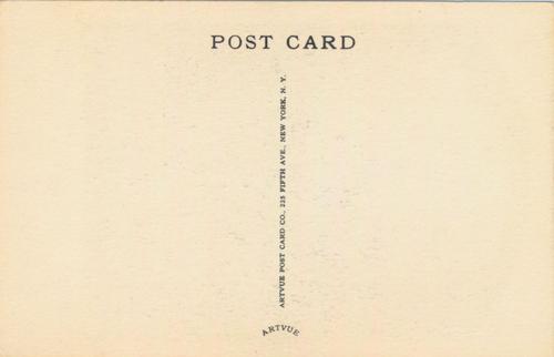 1956-63 Artvue Hall of Fame Plaque Postcards (Type 2) #NNO Mordecai Brown Back