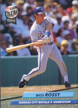 1992 Ultra #376 Rico Rossy Front