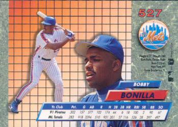 1992 Ultra #527 Bobby Bonilla Back